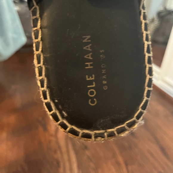 Black Leather Cole Haan Sandals - Picture 4 of 4